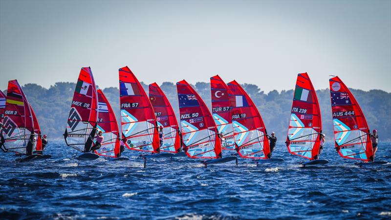 iQFoil Women - 57th French Olympic Week in Hyères - Day 1 - photo © Sailing Energy / French Olympic Week Hyères - TPM