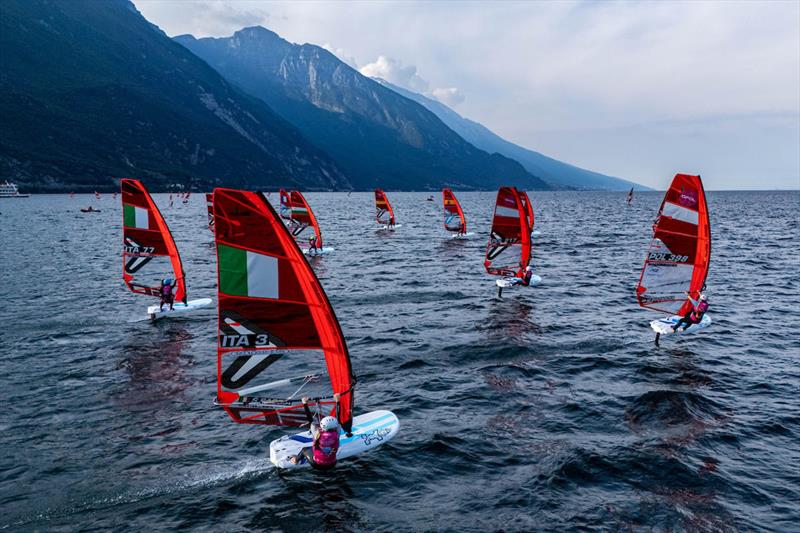 2026 iQFOiL Youth & Junior International Games day 5 photo copyright Elena Giolai / Circolo Surf Torbole / iQFOiL International Class taken at Circolo Surf Torbole and featuring the iQFoil class