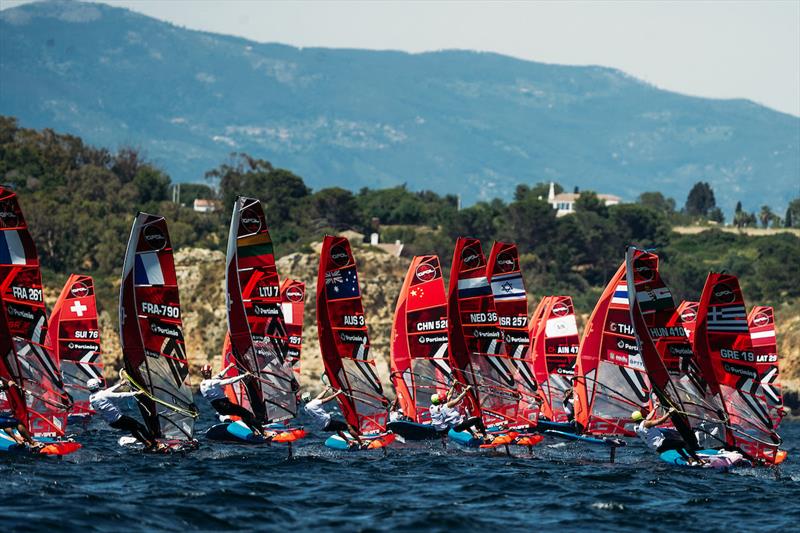 2026 iQFOiL Open European Championships in Portimão - Day 1 - photo © Sailing Energy / iQFOiL International Class