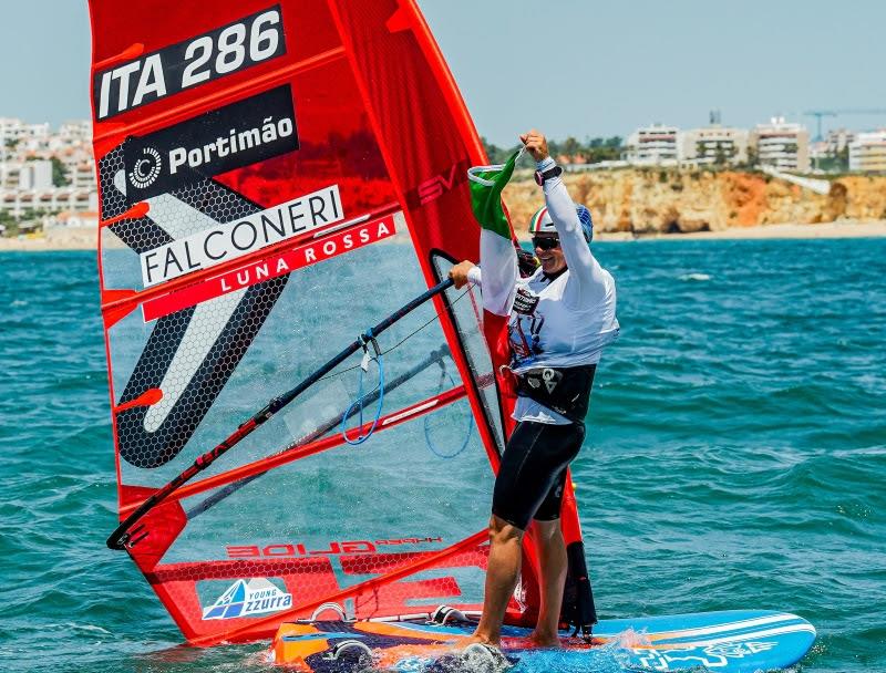 Federico Pilloni, an athlete from the YCCS Young Azzurra programme, secured third place overall at the iQFOiL European Championship alongside the title of European U23 Champion - photo © Sailing Energy / iQFOil Class