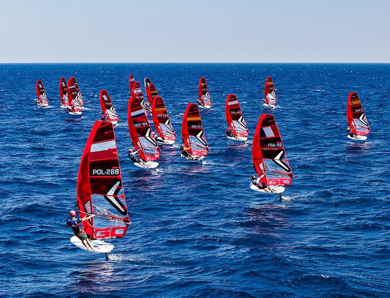 2026 iQFOiL Youth & Junior Worlds in Costa Brava Day 1 photo copyright Sailing Energy / iQFOiL International Class taken at Club de Vela La Ballena Alegre and featuring the iQFoil class