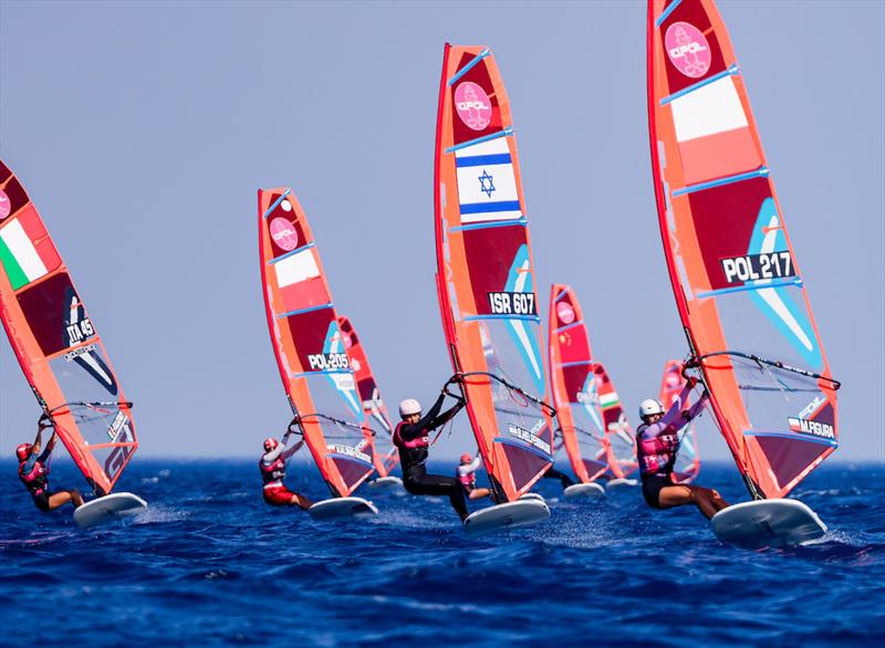 2026 iQFOiL Youth & Junior Worlds in Costa Brava Day 1 photo copyright Sailing Energy / iQFOiL International Class taken at Club de Vela La Ballena Alegre and featuring the iQFoil class