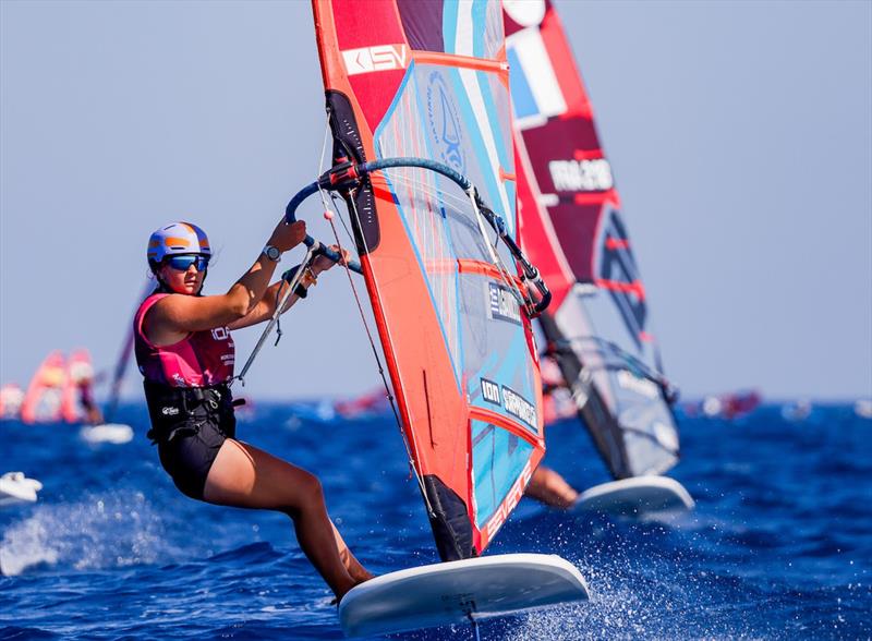2026 iQFOiL Youth & Junior Worlds in Costa Brava Day 1 photo copyright Sailing Energy / iQFOiL International Class taken at Club de Vela La Ballena Alegre and featuring the iQFoil class