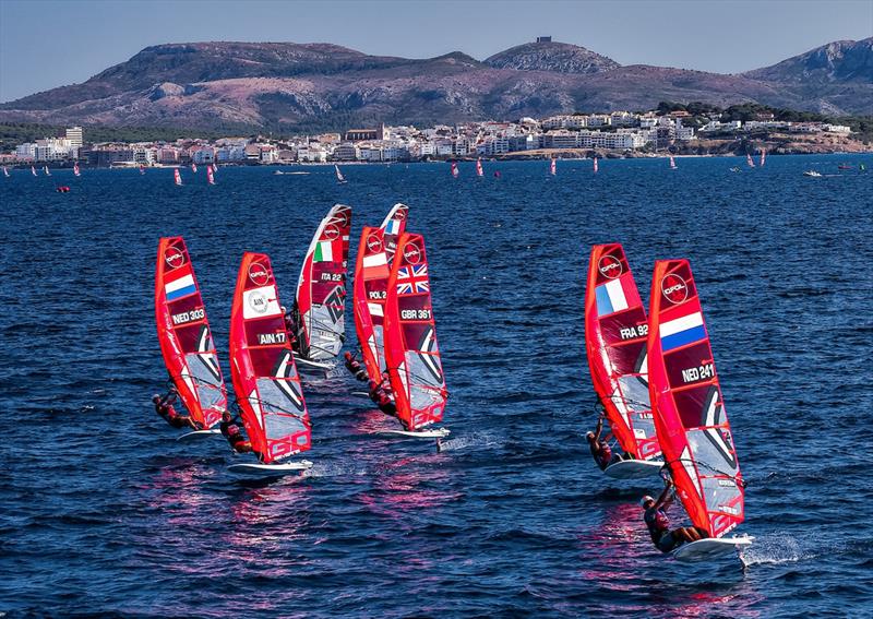 2026 iQFOiL Youth & Junior Worlds in Costa Brava Day 3 photo copyright Sailing Energy / iQFOiL International Class taken at Club de Vela La Ballena Alegre and featuring the iQFoil class