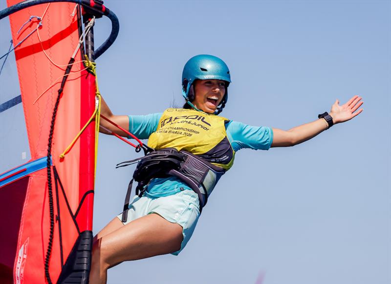 2026 iQFOiL Youth & Junior Worlds in Costa Brava Day 3 photo copyright Sailing Energy / iQFOiL International Class taken at Club de Vela La Ballena Alegre and featuring the iQFoil class