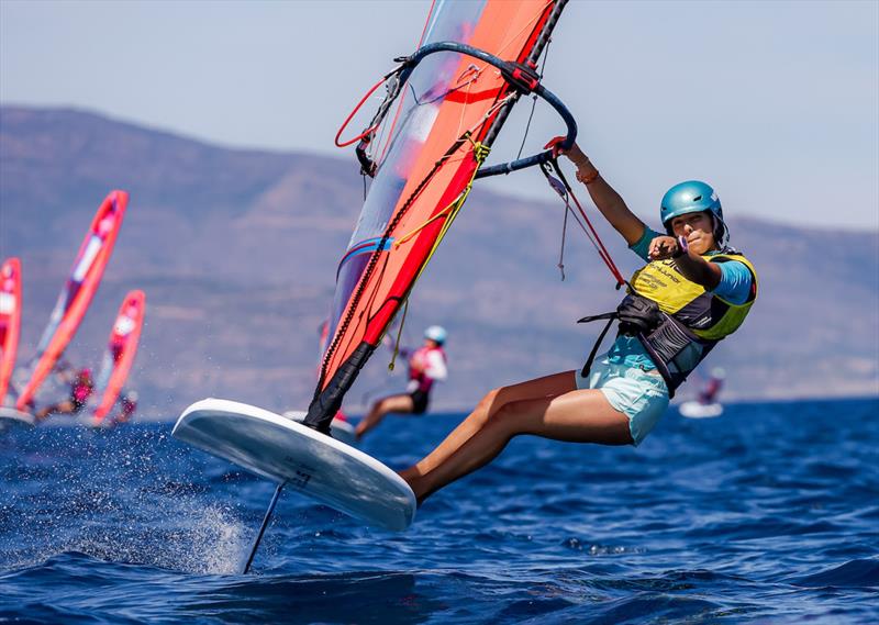 2026 iQFOiL Youth & Junior Worlds in Costa Brava Day 3 photo copyright Sailing Energy / iQFOiL International Class taken at Club de Vela La Ballena Alegre and featuring the iQFoil class