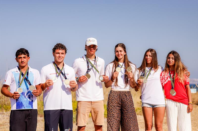 2026 iQFOiL Youth & Junior Worlds in Costa Brava Winners photo copyright Sailing Energy / iQFOiL International Class taken at Club de Vela La Ballena Alegre and featuring the iQFoil class