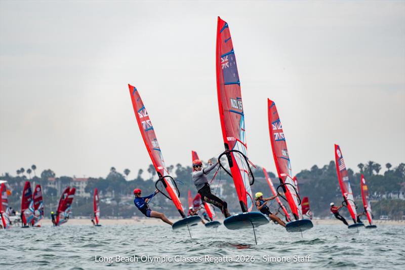 Aimee Bright - iQFoil - Long Beach Olympic Regatta - Long Beach, LA - July 17, 2026 - photo © Simone Staff