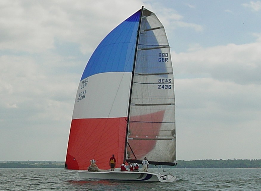 The new 36' yacht 'Full Pelt X' with the highest ever IRC rating of 1.704 photo copyright UK Sails Hamble / www.uksails.co.uk taken at  and featuring the IRC class