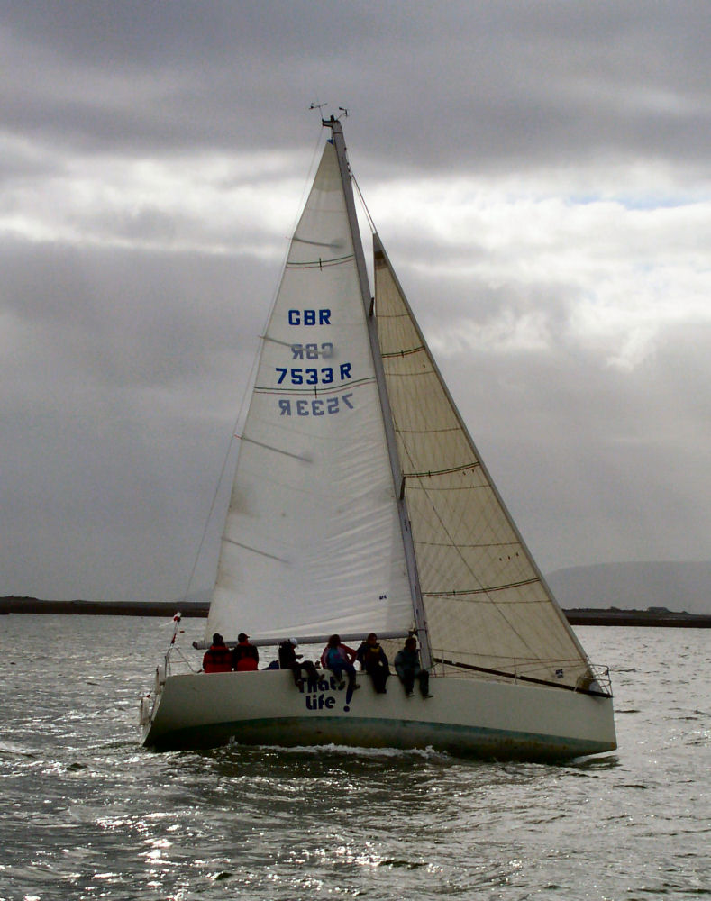 Martin Breen's new Corby 33 'That’s Life' on day one of the Volvo October Series at Galway Bay photo copyright Dave Vinnell taken at Galway Bay Sailing Club and featuring the IRC class