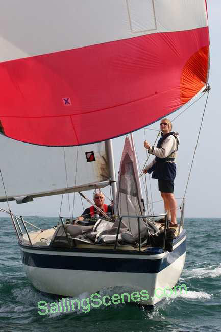 Action from the Lilliput Regatta photo copyright David Harding / www.sailingscenes.com taken at Lilliput Sailing Club and featuring the IRC class