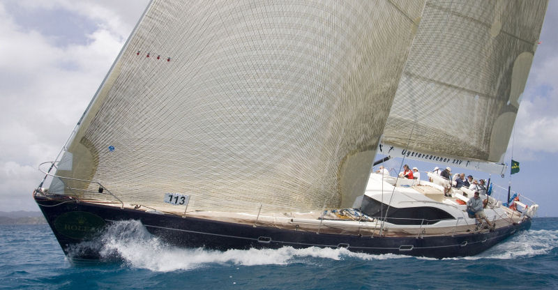 Richard Matthews' Oyster Catcher XXV at Rolex Antigua Sailing Week photo copyright Daniel Forster / Rolex taken at  and featuring the IRC class