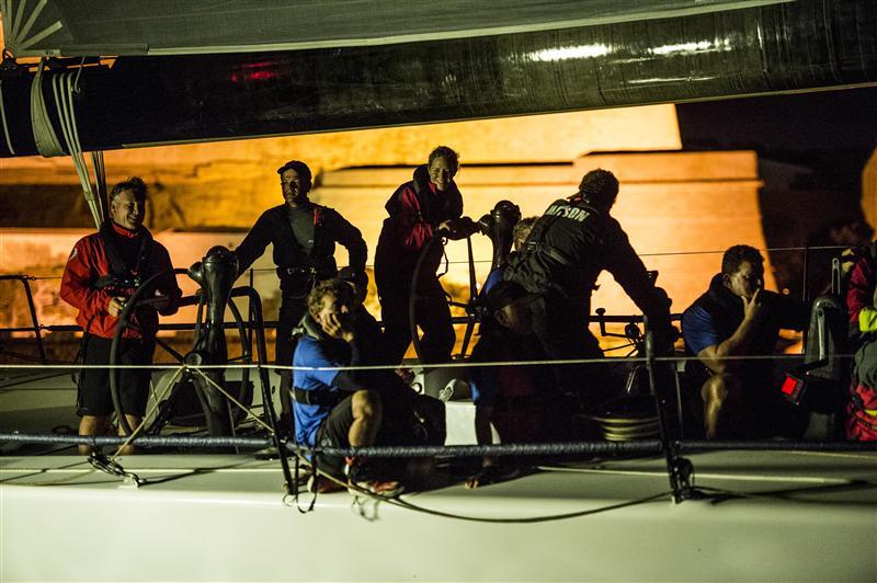 Skipper Kristina Plattner and the crew of Morning Glory (GER) after crossing the finish line in the Rolex Middle Sea Race - photo © Kurt Arrigo / Rolex