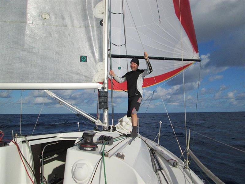 Dale Kushner aboard Yolo during the Cape to Rio yacht race photo copyright Imagina taken at Royal Cape Yacht Club and featuring the IRC class