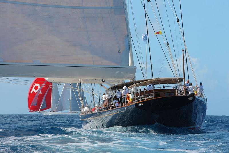 Magnificent schooners Athos & Adela in the RORC Caribbean 600 photo copyright Tim Wright / www.photoaction.com taken at Royal Ocean Racing Club and featuring the IRC class