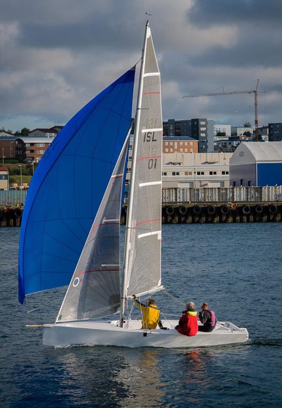 David Thomas sportsboat 'Icepick' in Iceland photo copyright Runar H. Steinsen taken at  and featuring the IRC class