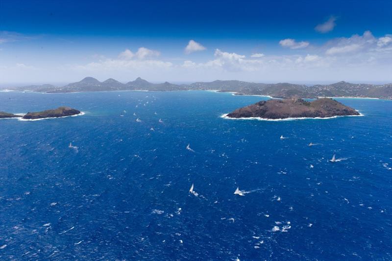 Strong winds on the final day of Les Voiles de St. Barth - photo © Christophe Jouany / Les Voiles de St. Barth