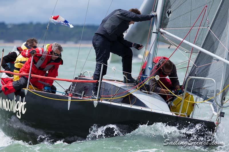 International Paint Poole Regatta day 1 photo copyright David Harding / www.sailingscenes.com taken at Parkstone Yacht Club and featuring the IRC class