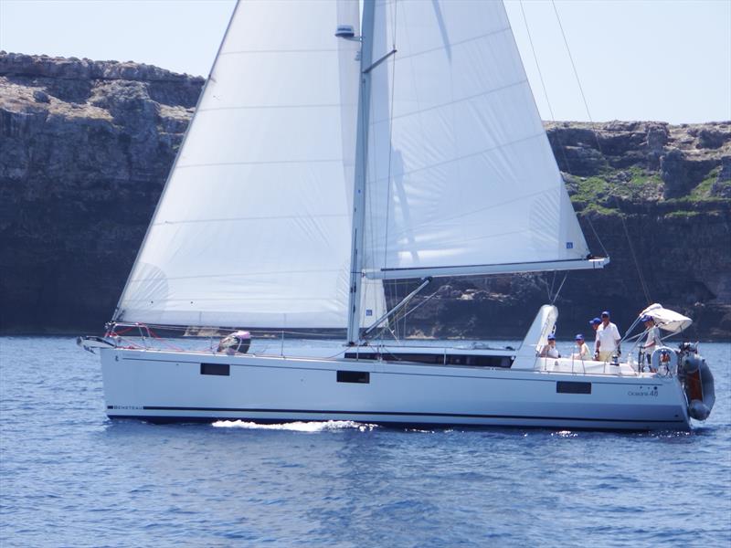 Frangipani was second in the fast handicap at the Vendee Menorca Week 2014 photo copyright Silvina Varela taken at Club Maritimo de Mahon and featuring the IRC class