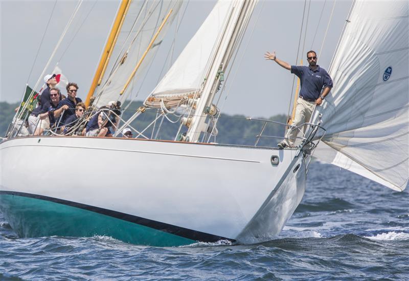 Trevor Fetter's BLACK WATCH, the largest yacht, is third overall in Non-Spinnaker after day one at New York Yacht Club Race Week presented by Rolex photo copyright Daniel Forster / Rolex taken at New York Yacht Club and featuring the IRC class