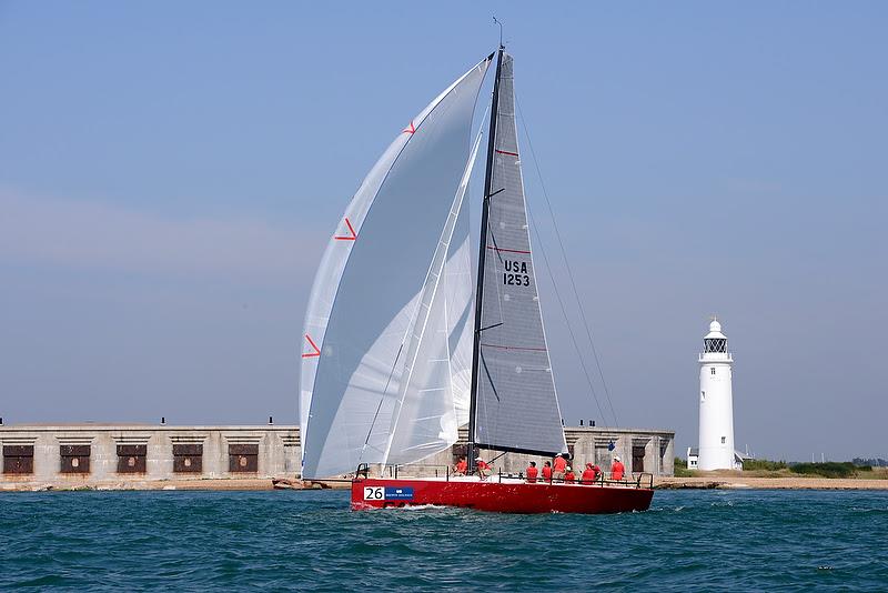 Marc Glimcher's turboed Ker 40 Catapult at Hurst Narrows during the Brewin Dolphin Commodores' Cup photo copyright Rick Tomlinson / RORC taken at Royal Ocean Racing Club and featuring the IRC class