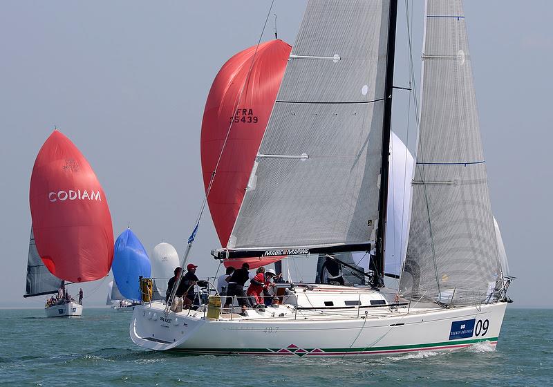 Emmanuel le Men's First 40.7 Pen Koent in France Red during the Brewin Dolphin Commodores' Cup photo copyright Rick Tomlinson / RORC taken at Royal Ocean Racing Club and featuring the IRC class