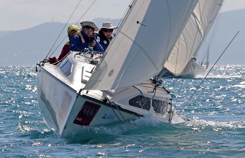 Untamed, smallest in the fleet, on day 5 of Audi Hamilton Island Race Week photo copyright Crosbie Lorimer taken at Royal Hamilton Yacht Club and featuring the IRC class