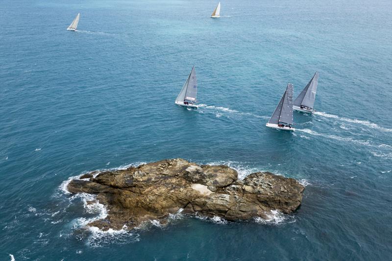 Fleet from the air on day 5 of Audi Hamilton Island Race Week - photo © Andrea Francolini / Audi