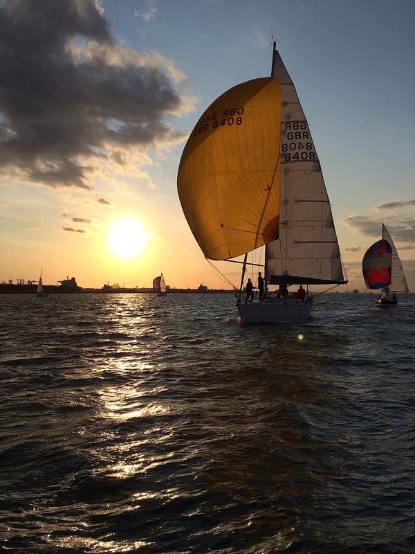 Festina Lente on Hamble River Wednesday Night Series B day 6 photo copyright Olly Love taken at Hamble River Sailing Club and featuring the IRC class