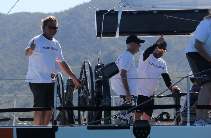 Thumbs up from Peter Jones and his Spirit of Mateship team as they take out race and overall Performance Racing Division honours at SeaLink Magnetic Island Race Week photo copyright Tracey Johnstone taken at Townsville Yacht Club and featuring the IRC class