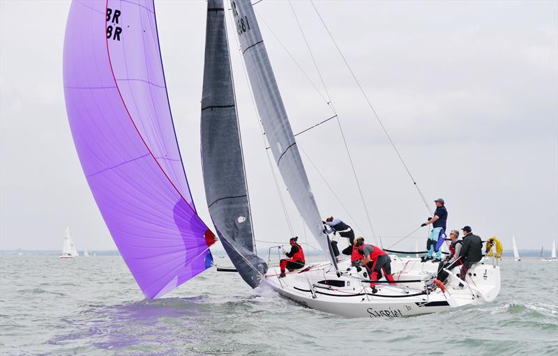 IRC Solent Region Championship day 5 in September 2014 photo copyright Graham Nixon taken at Royal Air Force Yacht Club and featuring the IRC class