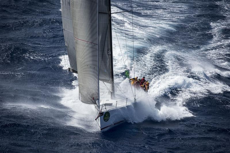 Germana Tognella's CANTANKEROUS surfing towards Malta during the Rolex Middle Sea Race photo copyright Kurt Arrigo / Rolex taken at Royal Malta Yacht Club and featuring the IRC class