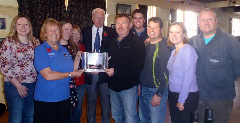 The Cashel family and winning crew of Double Trouble after the Crouch YC Peter Cashel Memorial Trophy - photo © Marion Kiddle