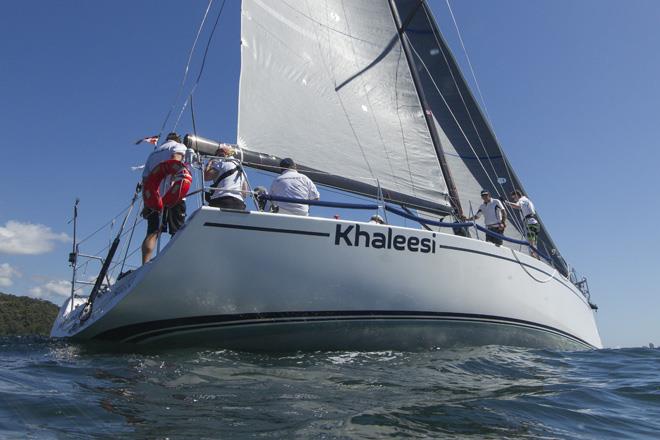 Khaleesi in full flight at the Sydney Short Ocean Racing Championship photo copyright Andrea Francolini / MHYC taken at Middle Harbour Yacht Club and featuring the IRC class