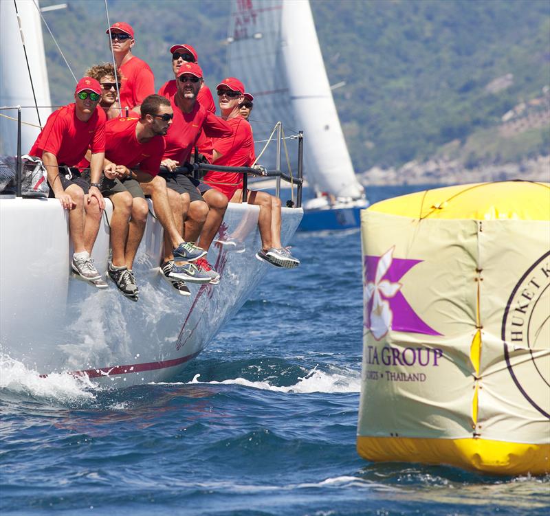 Beau Geste on day 6 of the 28th Phuket King's Cup Regatta photo copyright Guy Nowell taken at Royal Varuna Yacht Club and featuring the IRC class