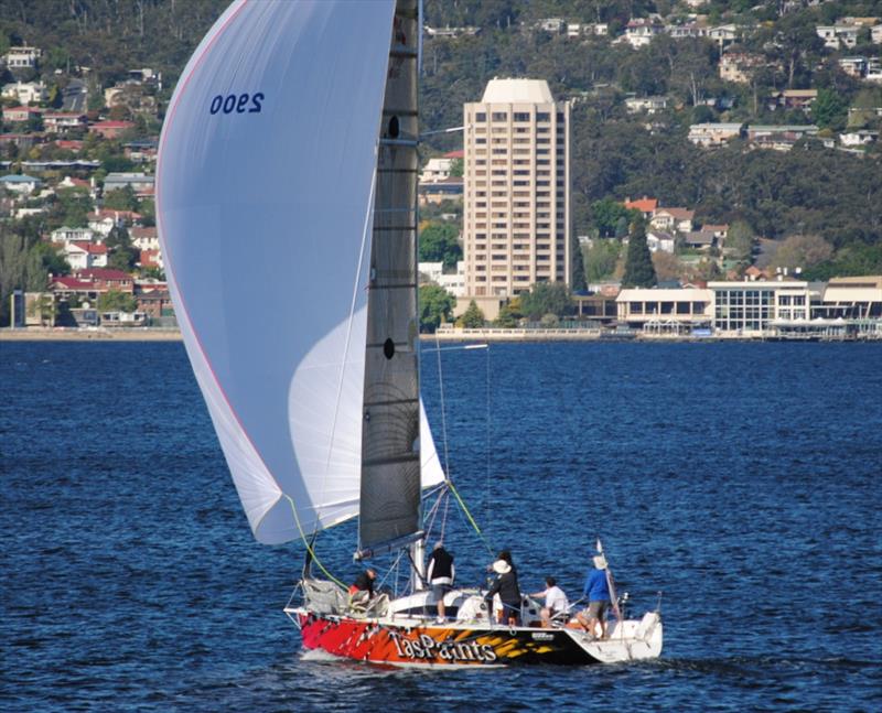 Ian Stewart's Mumm 36 heads the PHS pointscore in the Long Race Series photo copyright Peter Campbell taken at  and featuring the IRC class