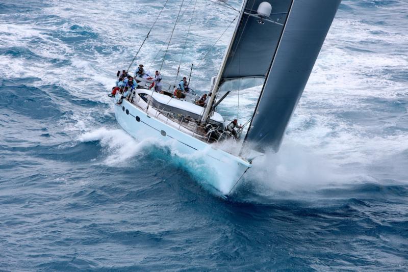 Anthony Todd's Performance Yachts 100, Liara, sailed by Peter Morton (GBR) during the 2015 RORC Caribbean 600 photo copyright Tim Wright / www.photoaction.com taken at Antigua Yacht Club and featuring the IRC class