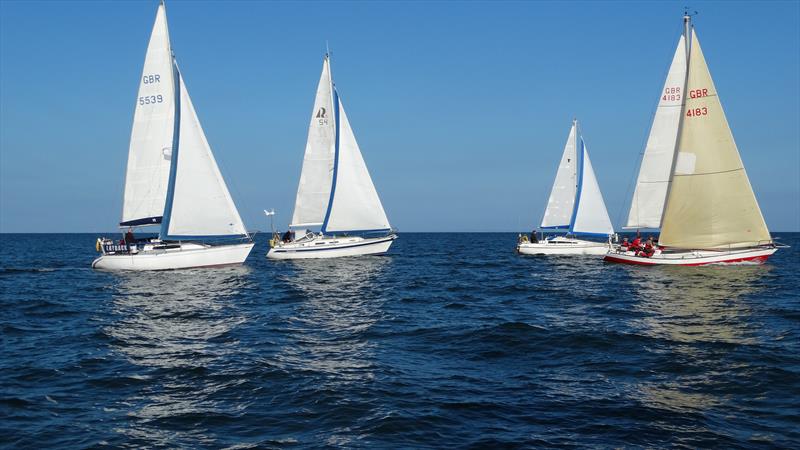 Close racing on the Solway with Whitehaven S&BA photo copyright Ian Banton taken at Whitehaven Sailing & Boating Association and featuring the IRC class