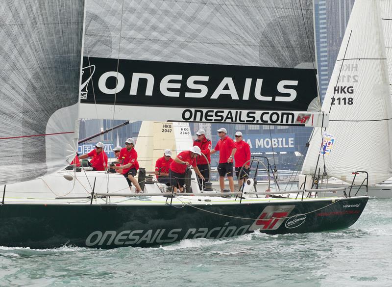 2015 San Fernando Race finish photo copyright RHKYC / Guy Nowell taken at Royal Hong Kong Yacht Club and featuring the IRC class