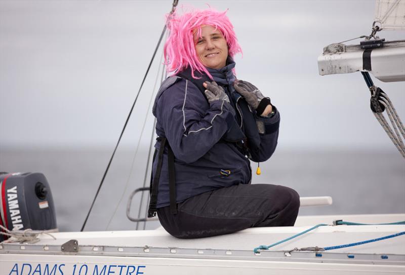 Monica Jones skipper of Adams 10 Salamander III during the Brighton Ladies Skippers Series photo copyright Steb Fisher taken at Royal Brighton Yacht Club and featuring the IRC class