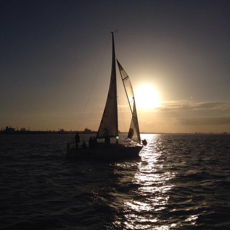 Hamble River Wednesday Night Series A day 5 photo copyright Bertrand Malas taken at Hamble River Sailing Club and featuring the IRC class