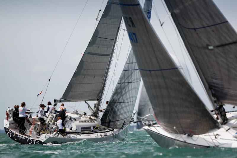 All female crew on the Sirens Tigress in Class Three on day 2 of the RORC IRC National Championship - photo © Paul Wyeth / www.pwpictures.com