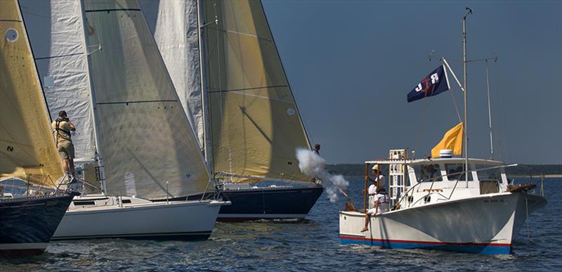 Start of Edgartown Yacht Club's 'Round-the-Buoy Races photo copyright MacDougalls' Boatyard / Michael Berwind taken at Edgartown Yacht Club and featuring the IRC class