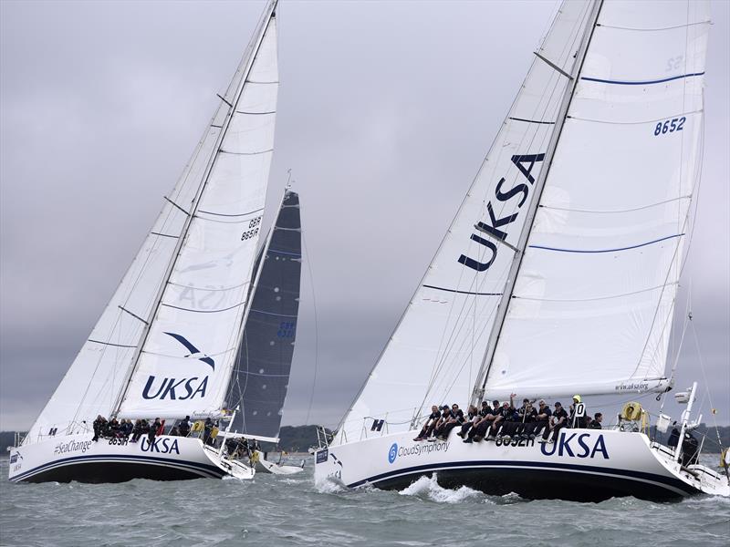 UKSA boats (IRC class 0) on day 3 of Aberdeen Asset Management Cowes Week - photo © Rick Tomlinson / www.rick-tomlinson.com