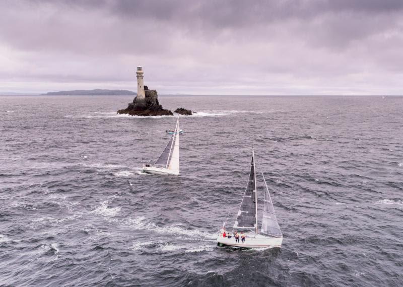 Zarafa and Inspire during the Rolex Fastnet Race photo copyright Rolex / Kurt Arrigo taken at  and featuring the IRC class