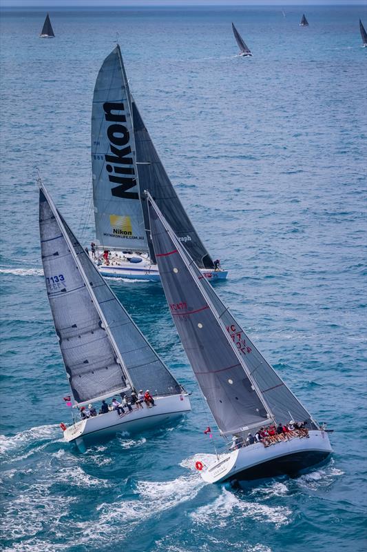 Euphoria and Ishtar at Audi Hamilton Island Race Week photo copyright Craig Greenhill / Saltwater Images taken at Hamilton Island Yacht Club and featuring the IRC class