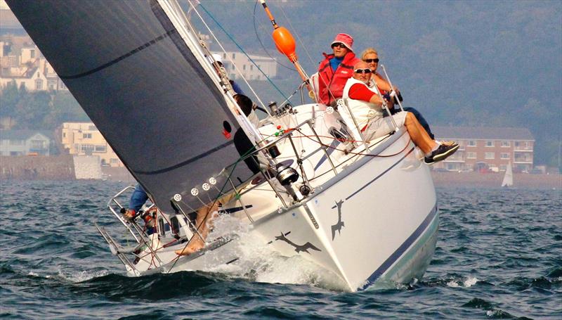 Morrina IV at the 2014 UBS Jersey Regatta  photo copyright Louise Bennett-Jones & Simon Ropert taken at Royal Channel Islands Yacht Club and featuring the IRC class