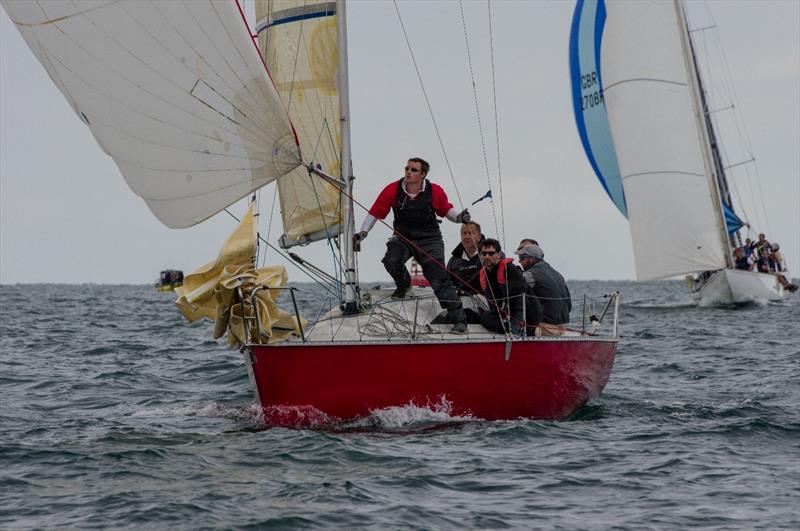 Less Xpense in the UBS Jersey Regatta 2015 photo copyright Simon Ropert taken at St Helier Yacht Club and featuring the IRC class