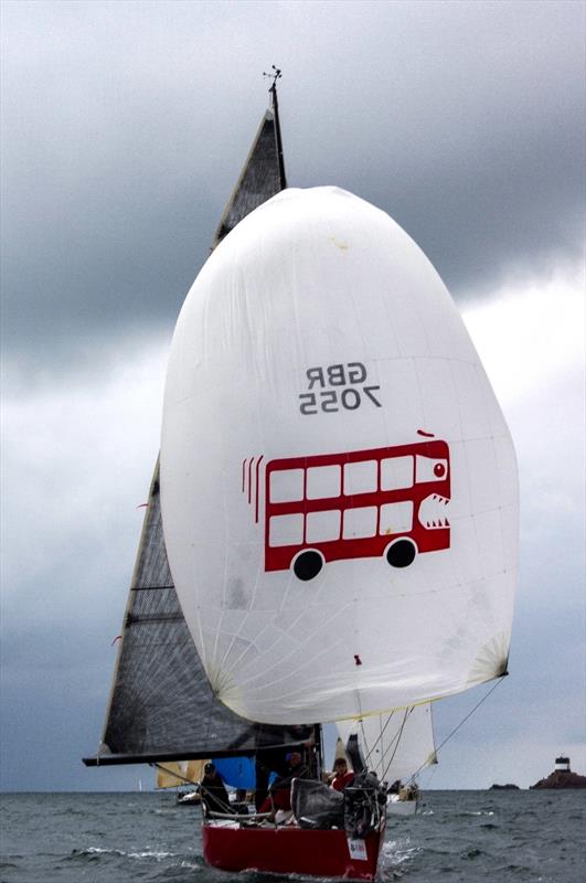 Runaway Bus in the UBS Jersey Regatta 2015 photo copyright Simon Ropert taken at St Helier Yacht Club and featuring the IRC class