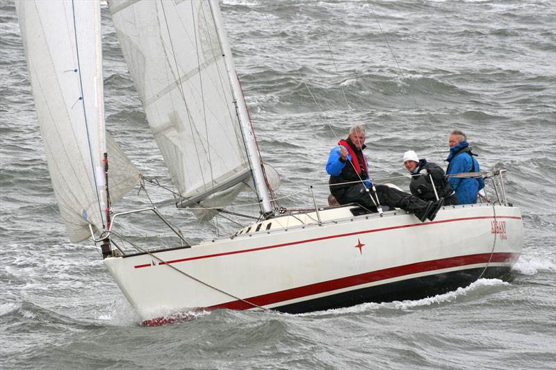 Albany Express hard at work to take a well earned second place overall during the Royal Northumberland Yacht Club Regatta - photo © Alan Smith